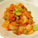 チーズが決め手！酸っぱいキムチが変身！キムチ炒め